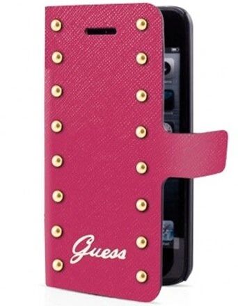 Guess Pouzdro / kryt pro iPhone 6 PLUS / 6S PLUS - Guess, Studded Folio Book Pink