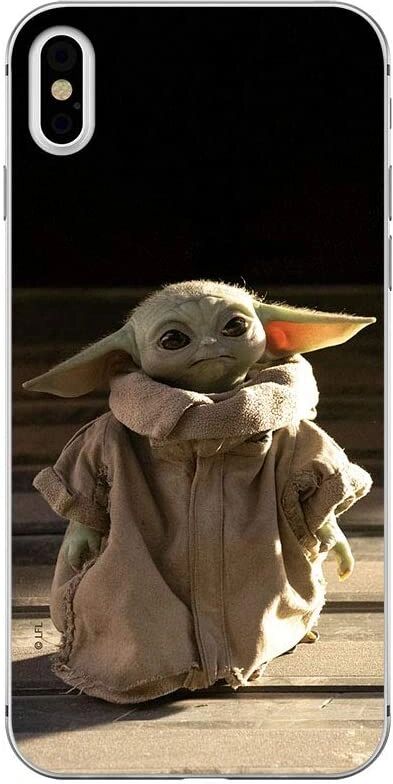 Ert Ochranný kryt pro iPhone XS / X - Star Wars, Baby Yoda 001