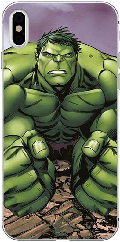 Ert Ochranný kryt pro iPhone XS / X - Marvel, Hulk 004