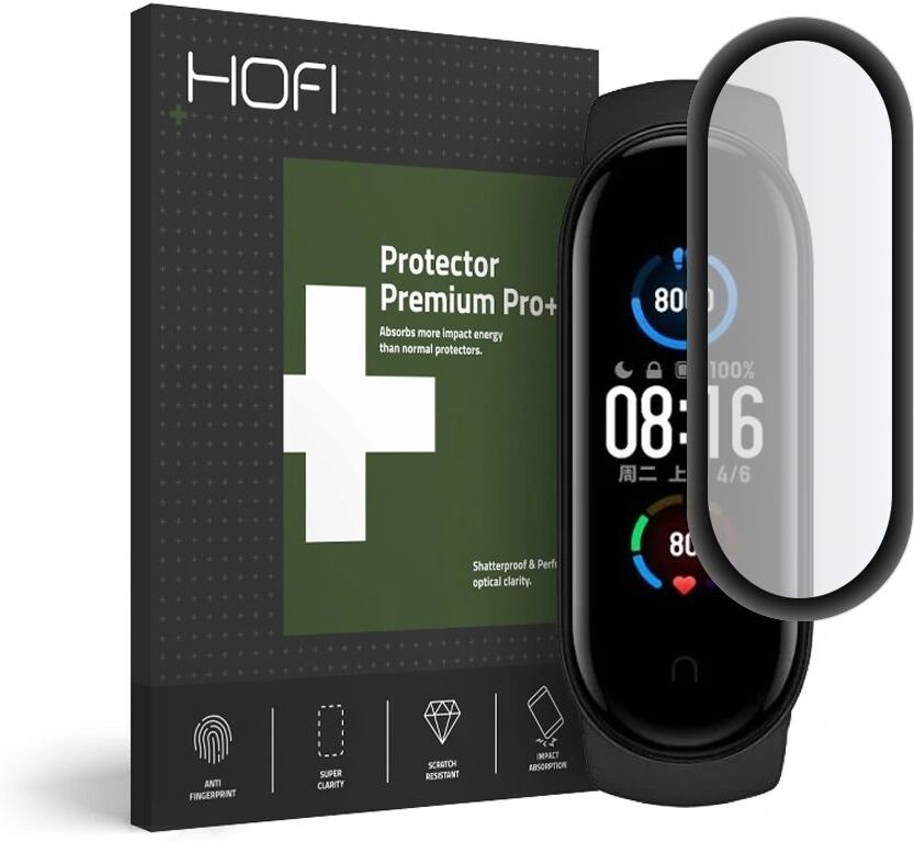 Hofi Hybridní ochranné sklo na Xiaomi Mi Band 5 / 6 - Hofi, Glass Pro+