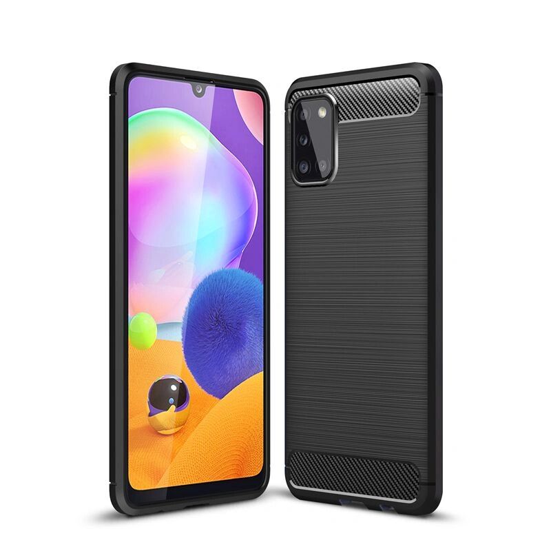 Tech-Protect Ochranný kryt pro Samsung Galaxy A31 - Tech-Protect, Tpucarbon Black