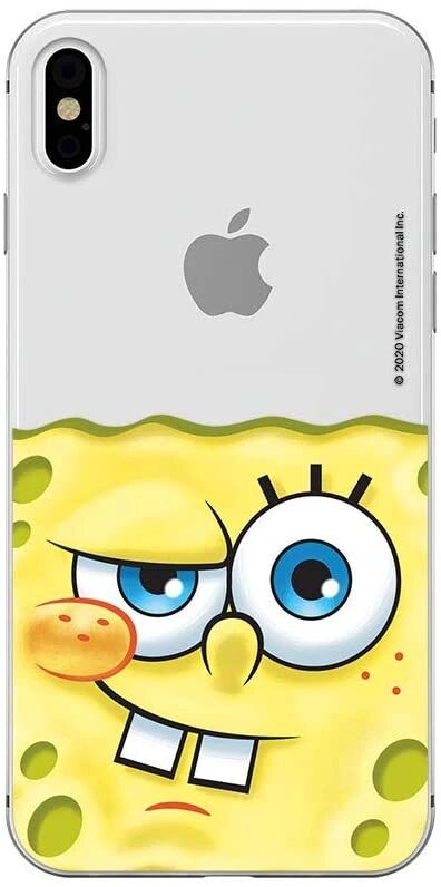 Ert Ochranný kryt pro iPhone XS / X - SpongeBob, SpongeBob 023
