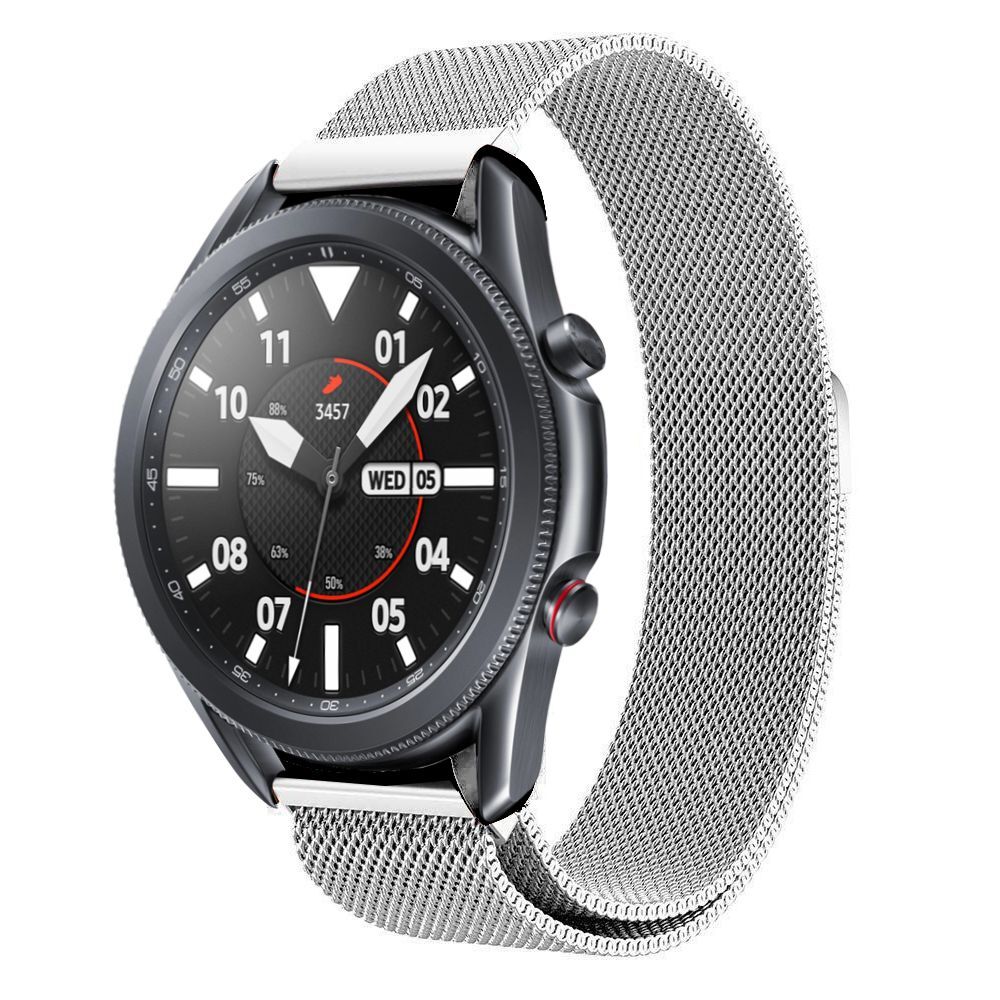Tech-Protect Řemínek pro Samsung Galaxy Watch 41mm - Tech-Protect, Milaneseband Silver