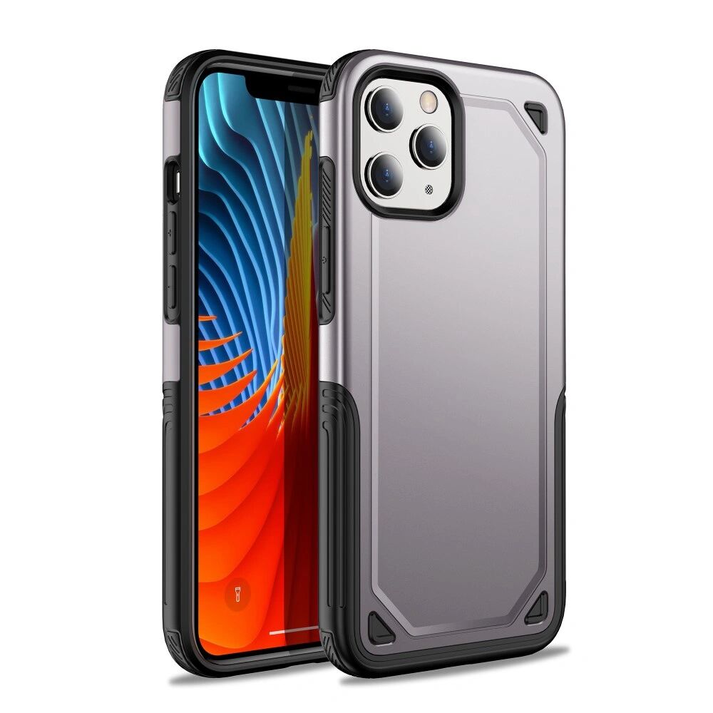 iPouzdro.cz Ochranný kryt pro iPhone 12 / 12 Pro - Rugged Armor Gray