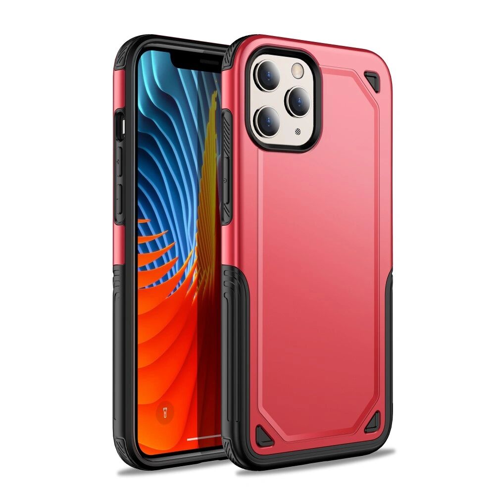 iPouzdro.cz Ochranný kryt pro iPhone 12 / 12 Pro - Rugged Armor Red