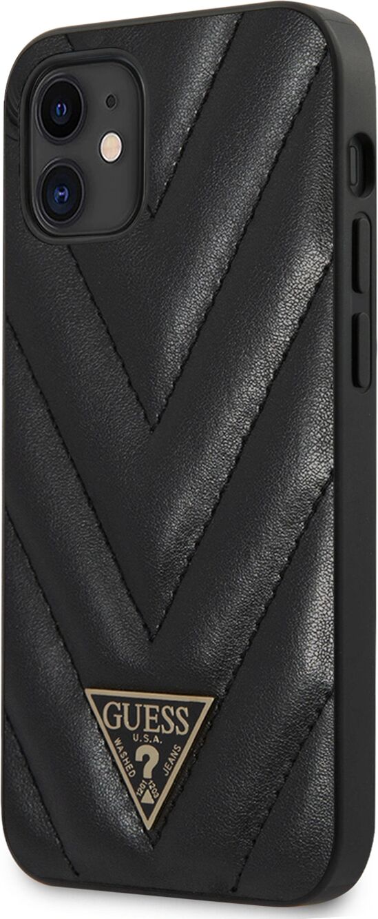 Guess Ochranný kryt pro iPhone 12 mini - Guess, V Quilted Black