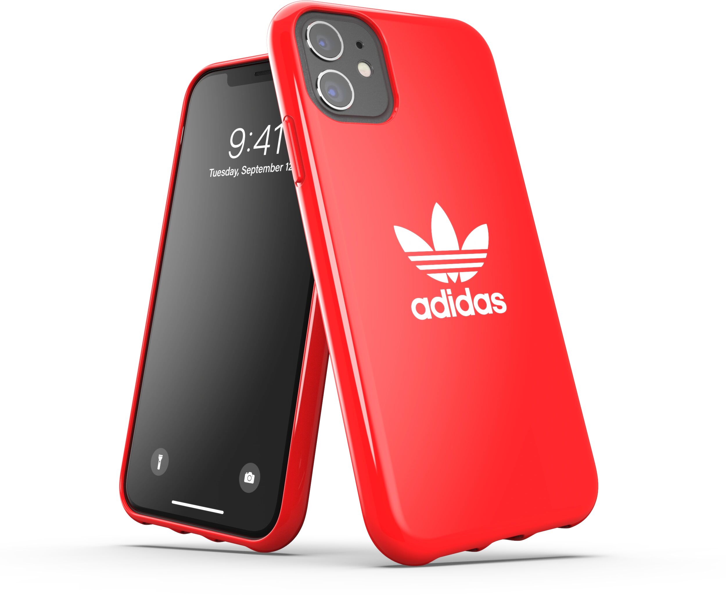 Adidas Ochranný kryt na iPhone 11 - Adidas, Snap Case Trefoil Red