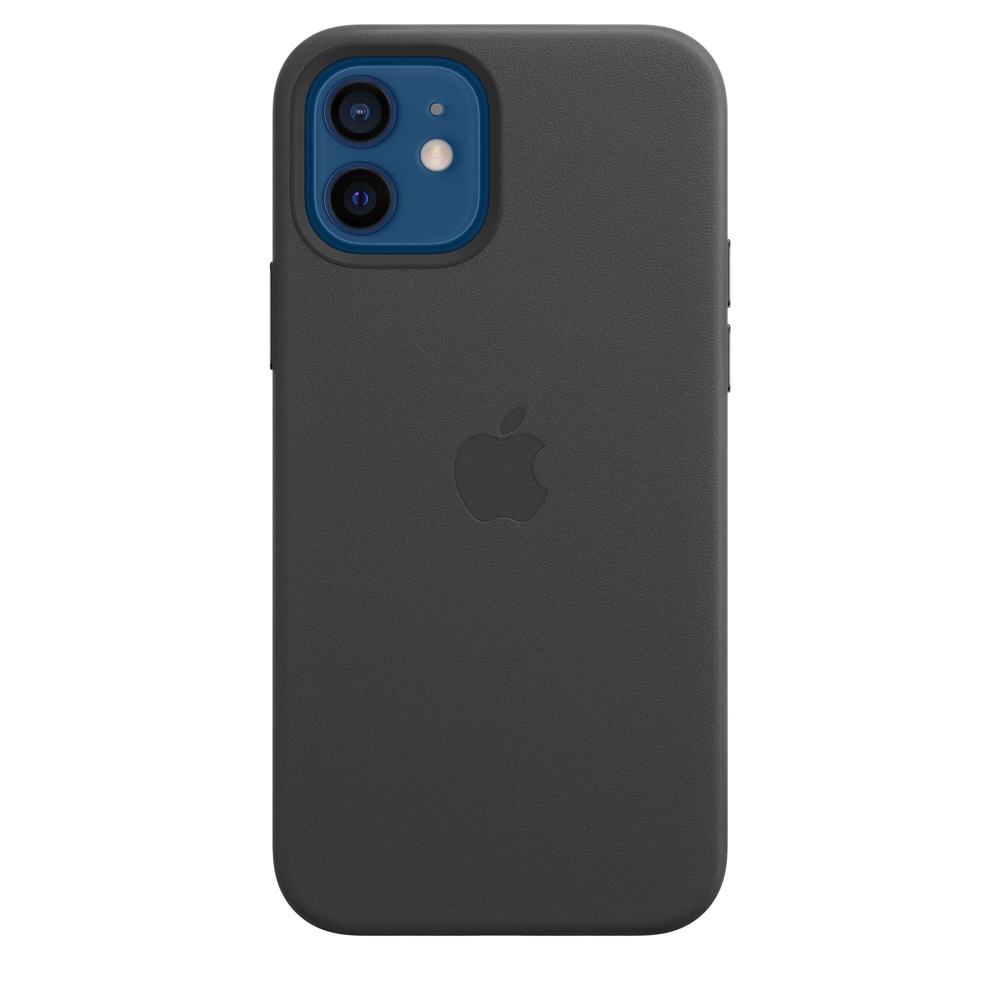 Apple Ochranný kryt pro iPhone 12 / 12 Pro - Apple, Leather Case with MagSafe Black