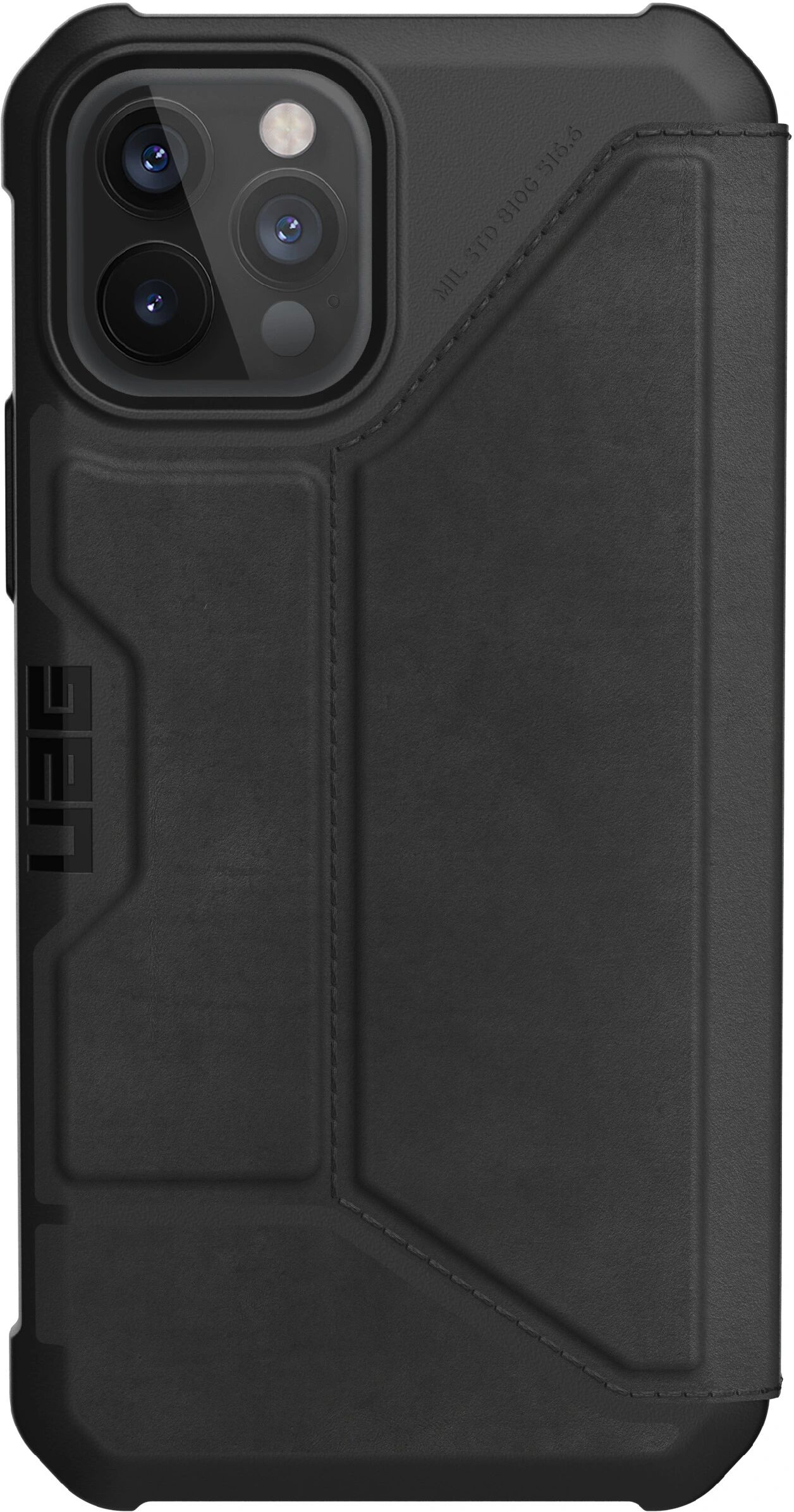 Urban Armor Gear Ochranné pouzdro pro iPhone 12 / 12 Pro - UAG, Metropolis LTHR Black