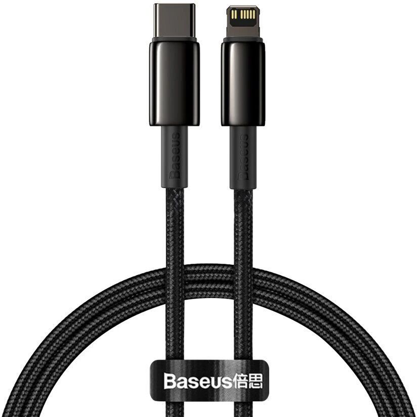 Baseus Rychlý datový kabel USB-C/Lightning - Baseus, PD20W 100cm Black