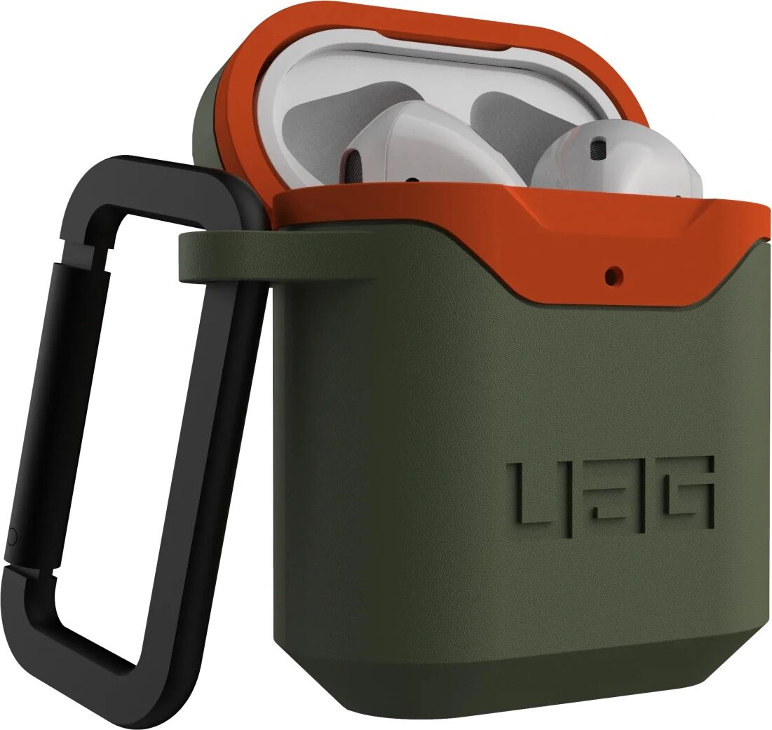 Urban Armor Gear Pouzdro pro sluchátka AirPods - UAG, Hard Case Olive/Orange