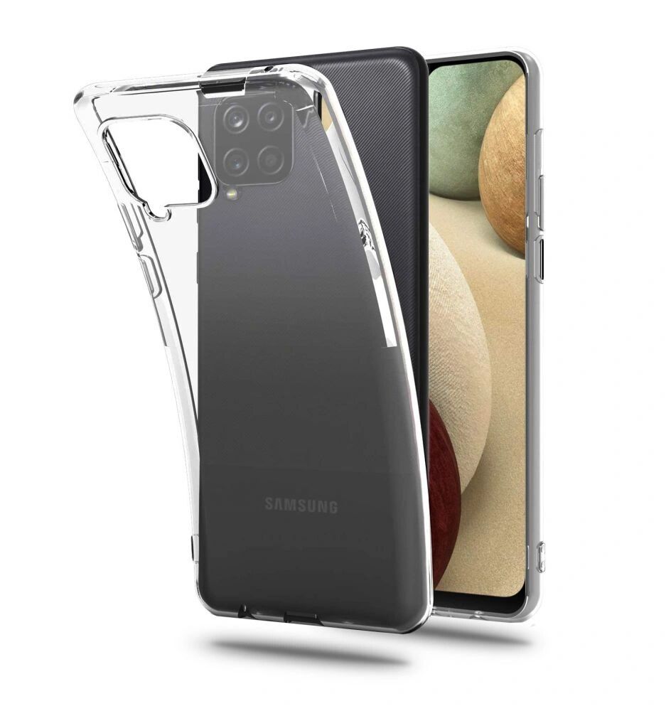 Tech-Protect Ochranný kryt pro Samsung Galaxy A12 - Tech-Protect, Flexair Crystal