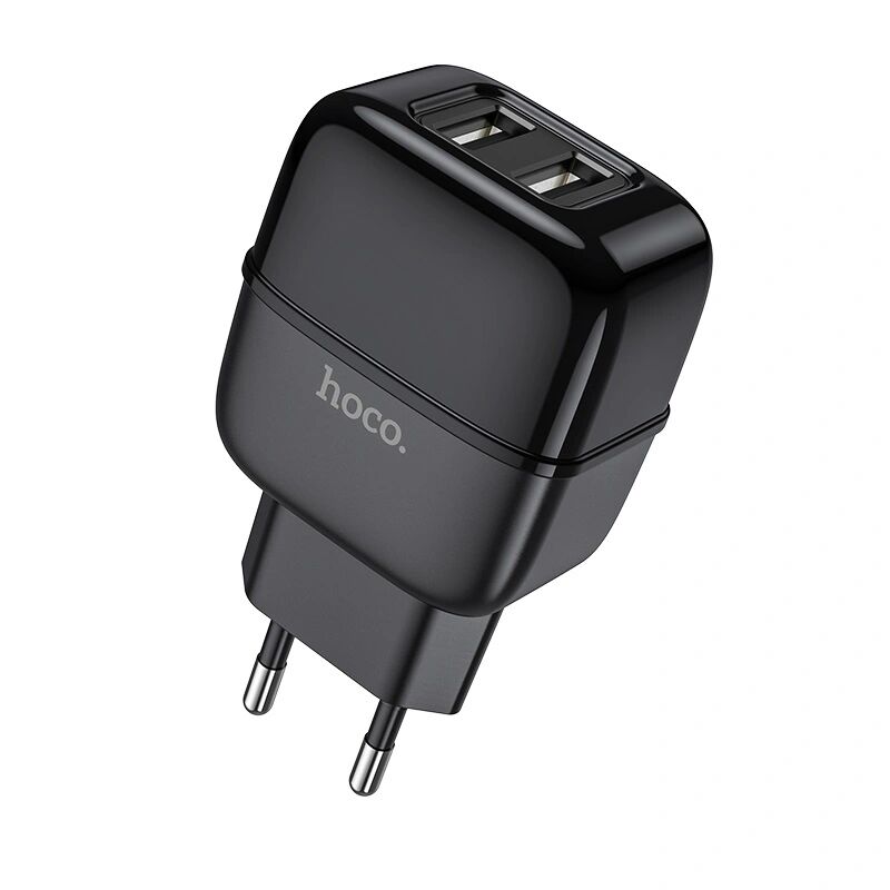 Hoco Nabíjecí USB adaptér do zásuvky - Hoco, C77A Highway 2.4A Black