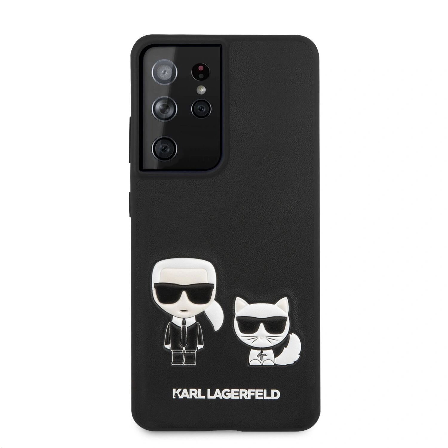 Karl Lagerfeld Ochranný kryt pro Samsung GALAXY S21 ULTRA - Karl Lagerfeld, Karl&Choupette Black
