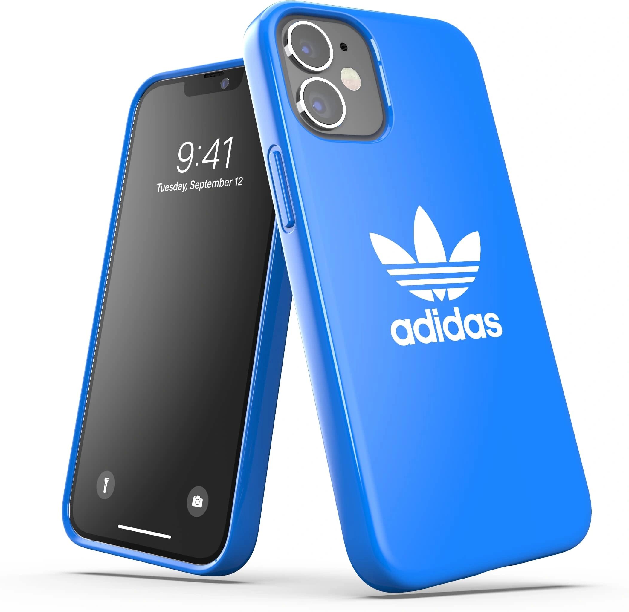 Adidas Ochranný kryt na iPhone 12 mini - Adidas, Snap Case Trefoil Blue