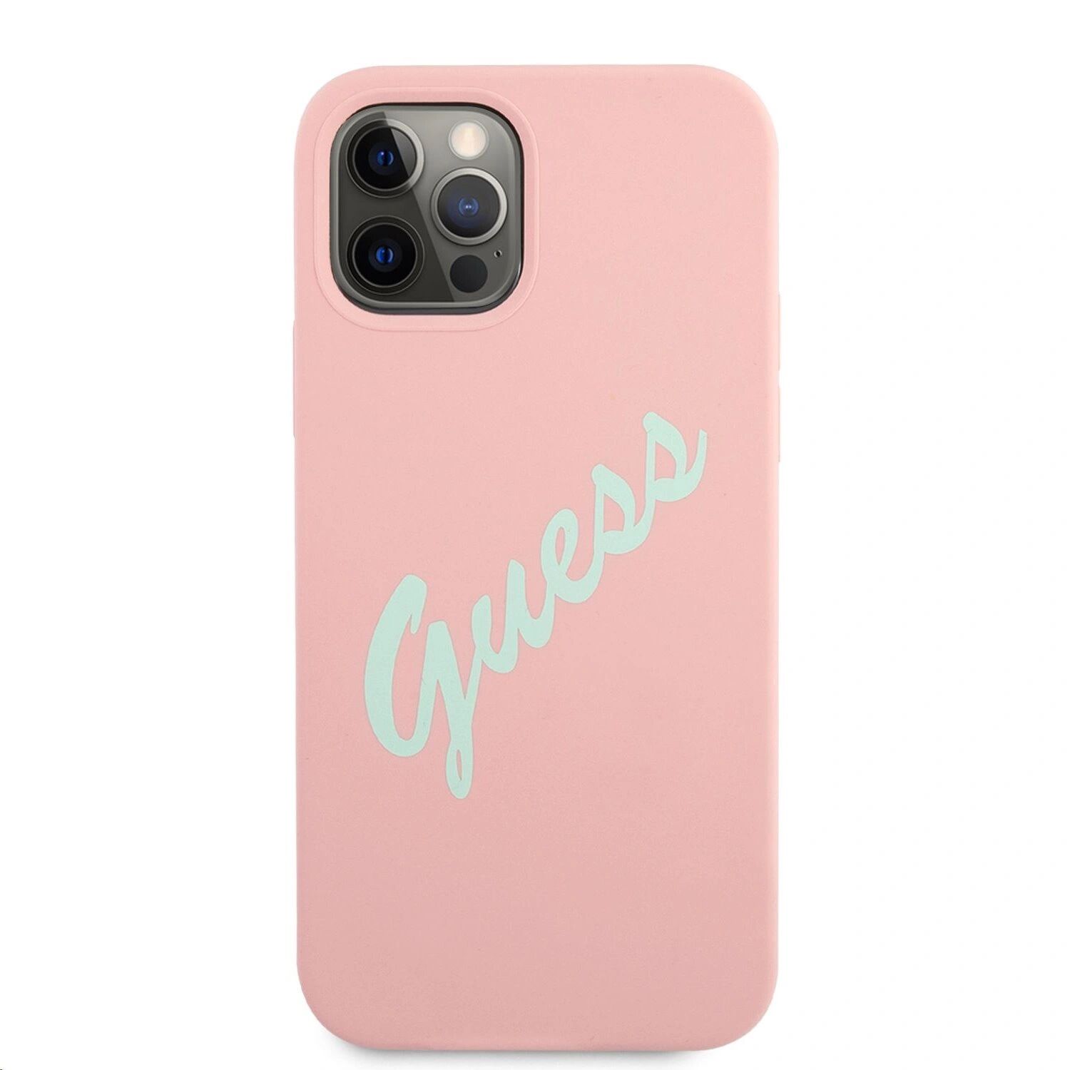 Guess Ochranný kryt pro iPhone 12 Pro MAX - Guess, Vintage Pink