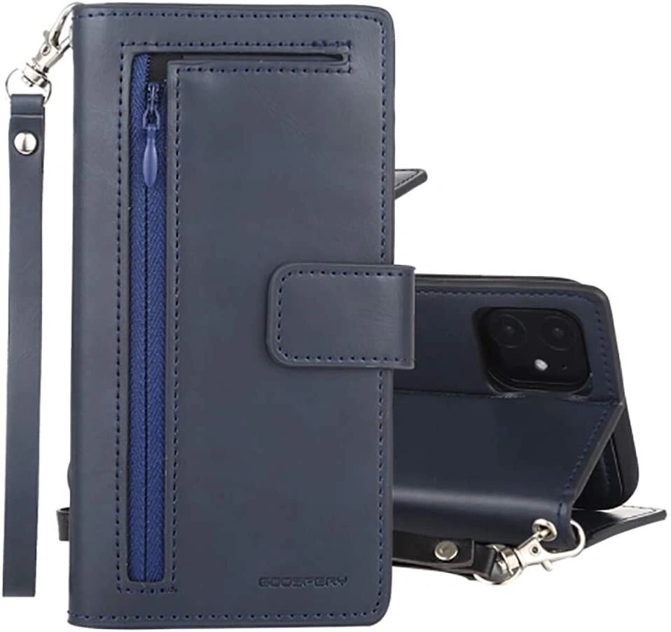 Mercury Knížkové pouzdro na iPhone 12 mini - Mercury, Detachable Diary Navy