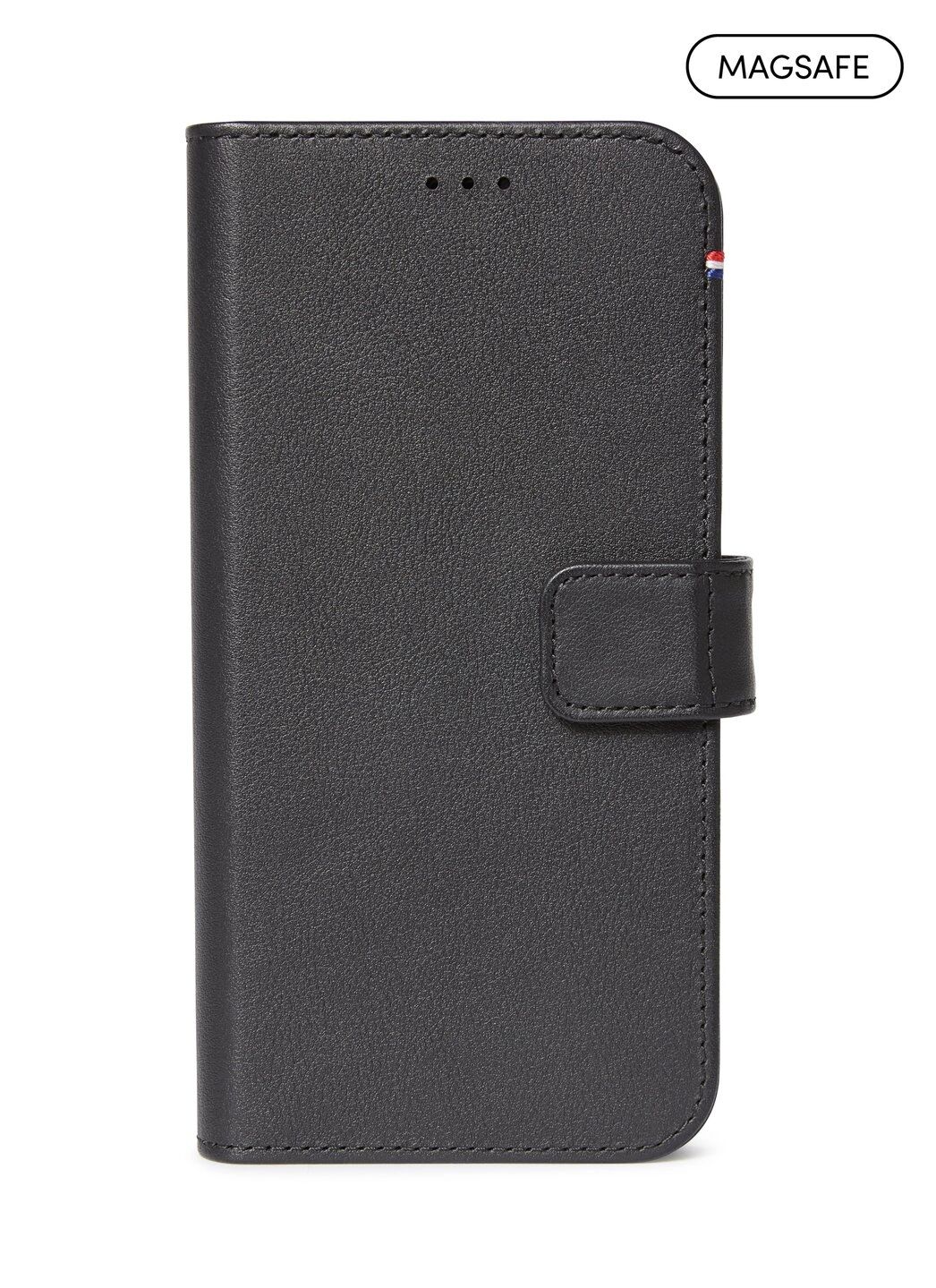Decoded Knížkové pouzdro pro iPhone 12 / 12 Pro - Decoded, Wallet With MagSafe Black