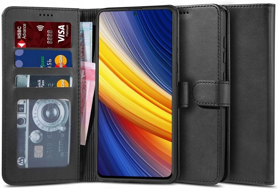 Tech-Protect Pouzdro pro Xiaomi Poco X3 NFC / X3 Pro - Tech-Protect, Wallet 2 Black