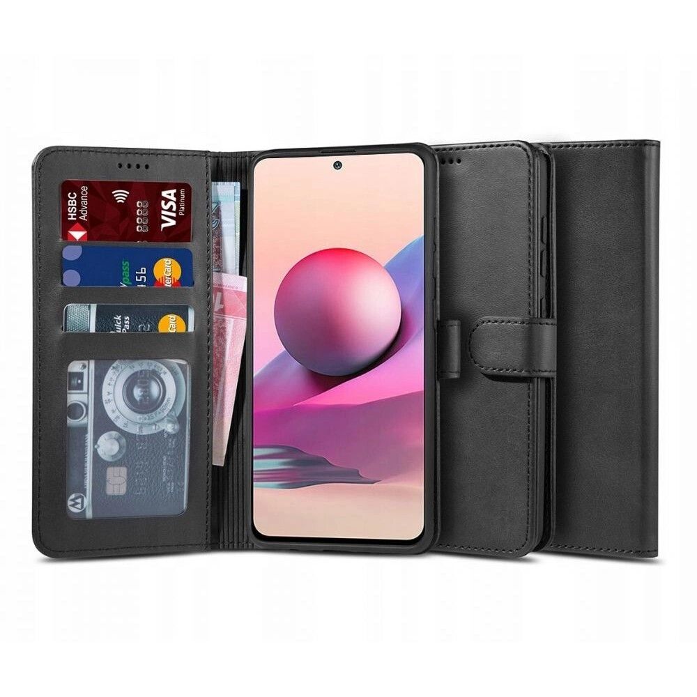 Tech-Protect Ochranné pouzdro pro Xiaomi Redmi Note 10 / 10S - Tech-Protect, Wallet 2 Black