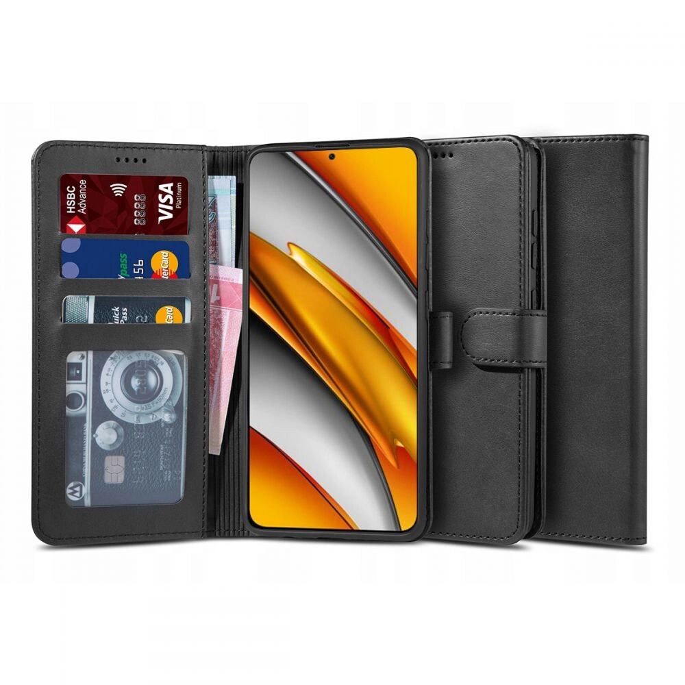 Tech-Protect Ochranné pouzdro na Xiaomi Poco F3 / Mi 11i - Tech-Protect, Wallet 2 Black