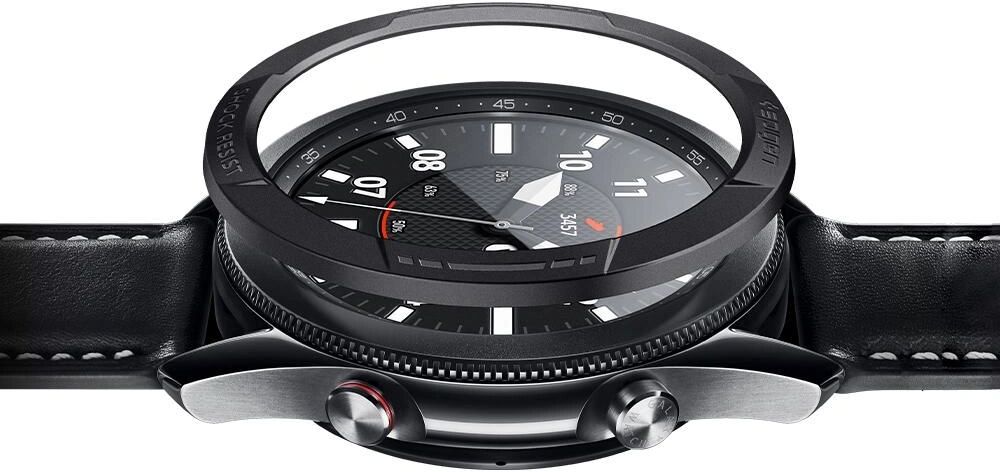 Spigen Ochranný kryt pro Samsung Galaxy Watch 45mm - Spigen, Chrono Shield Black