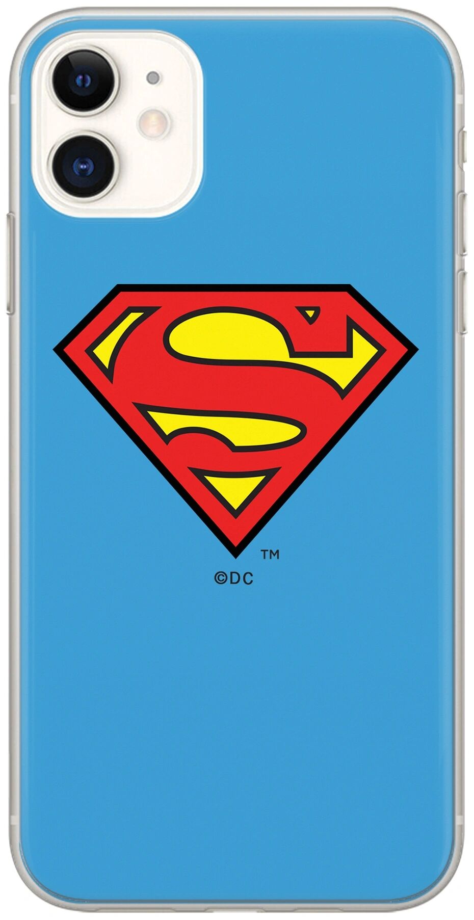 Ert Ochranný kryt pro iPhone XS / X - DC, Superman 002 Blue