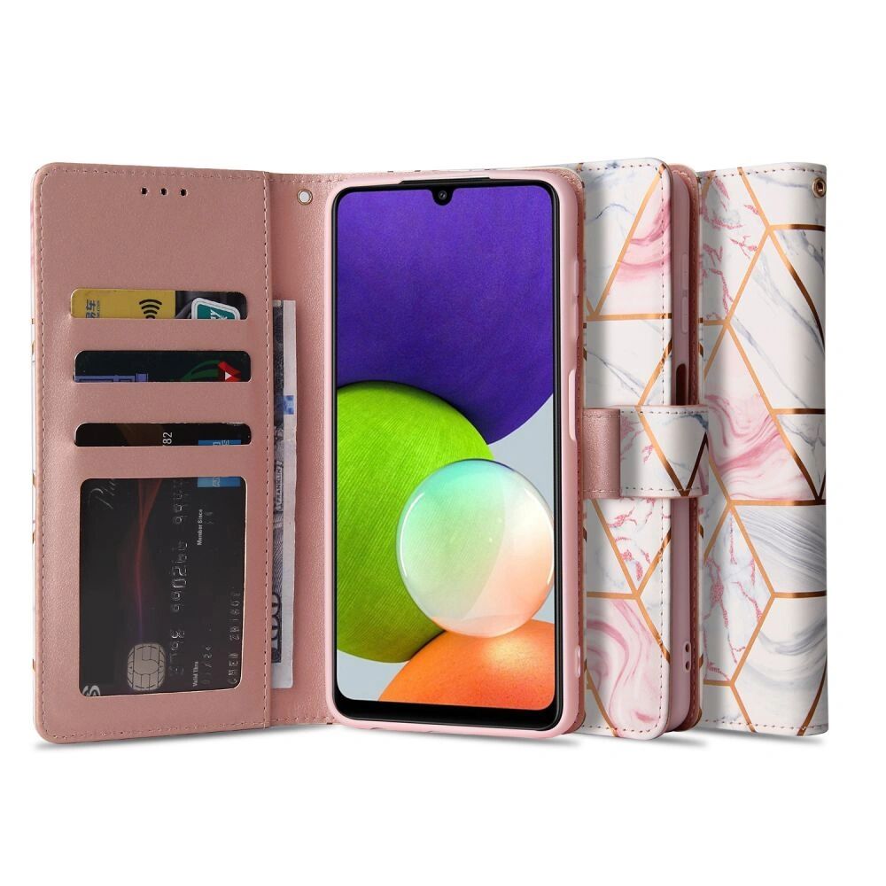 Tech-Protect Ochranné pouzdro na Samsung Galaxy A22 LTE - Tech-Protect, Wallet Marble