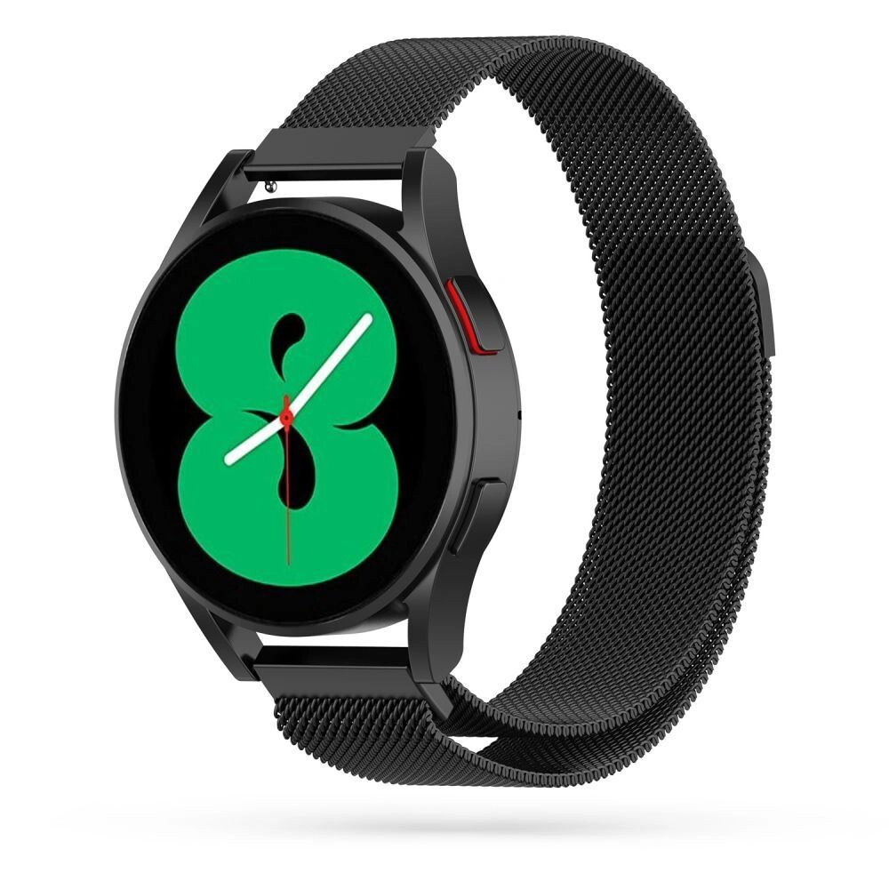 Tech-Protect Řemínek pro Samsung Galaxy Watch 40mm / 42mm / 44mm / 46mm - Tech-Protect, Milaneseband Black