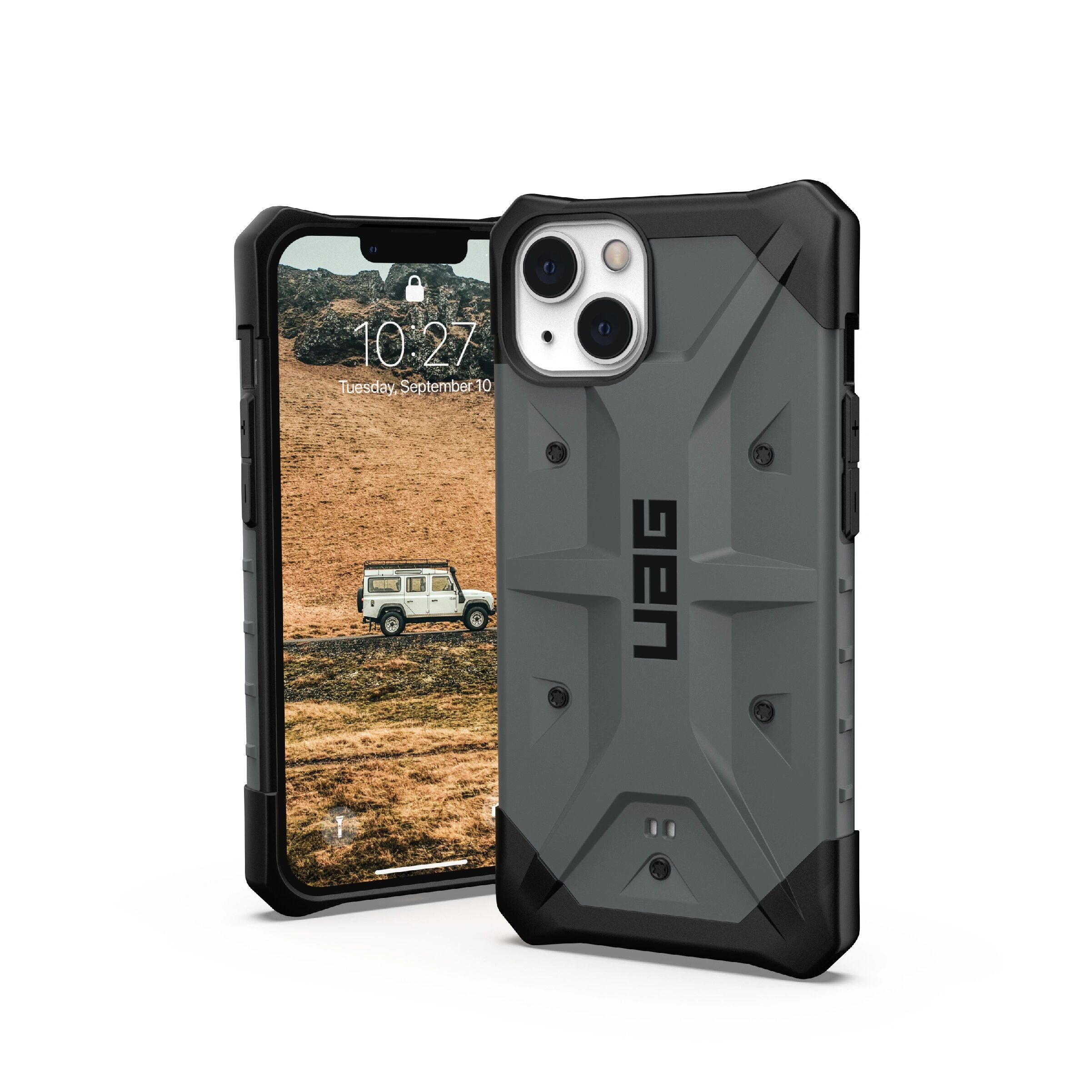 Urban Armor Gear Ochranný kryt pro iPhone 13 - UAG, Pathfinder Silver