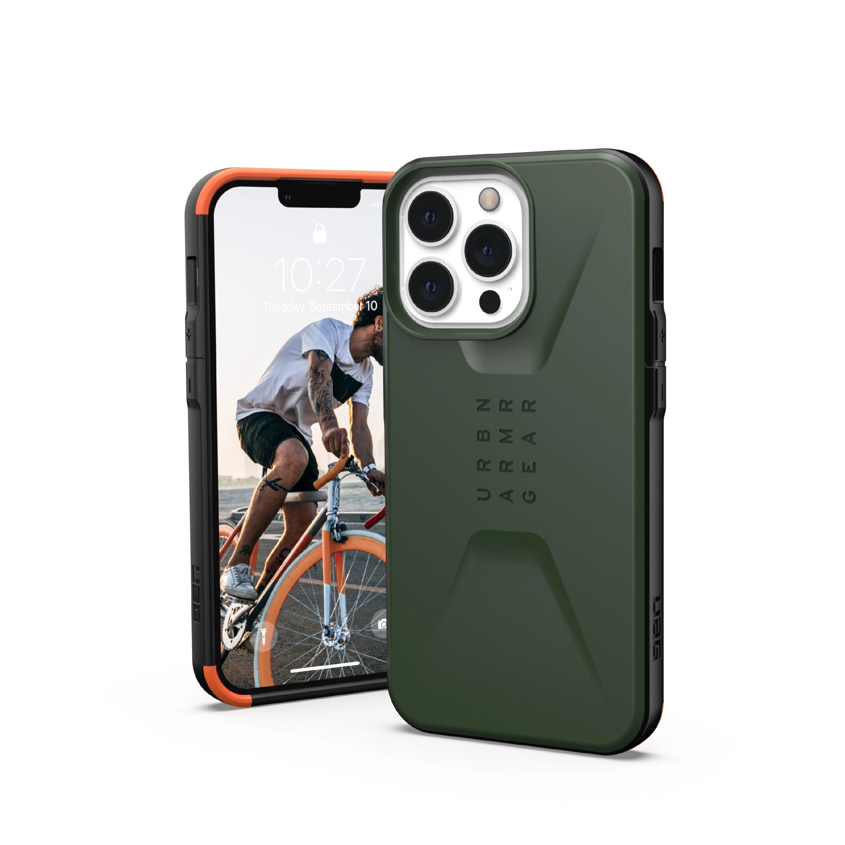 Urban Armor Gear Ochranný kryt pro iPhone 13 Pro - UAG, Civilian Olive