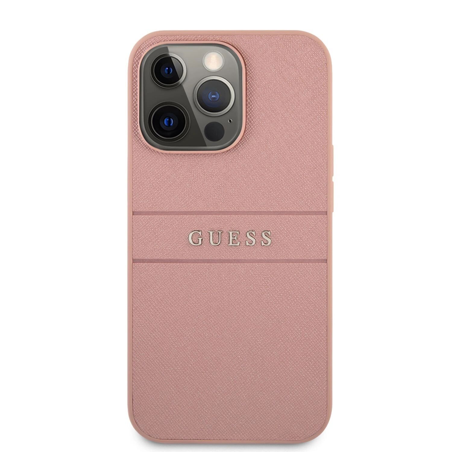 Guess Ochranný kryt pro iPhone 13 Pro - Guess, Saffiano Pink