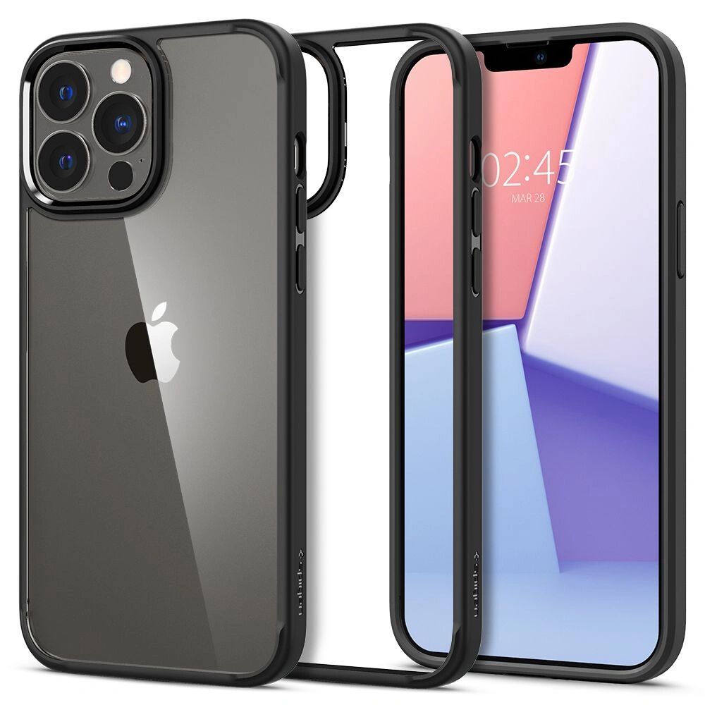 Spigen Ochranný kryt pro iPhone 13 Pro - Spigen, Ultra Hybrid Black