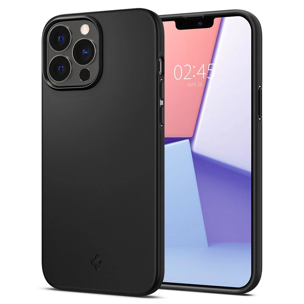 Spigen Ochranný kryt pro iPhone 13 Pro - Spigen, Thin Fit Black