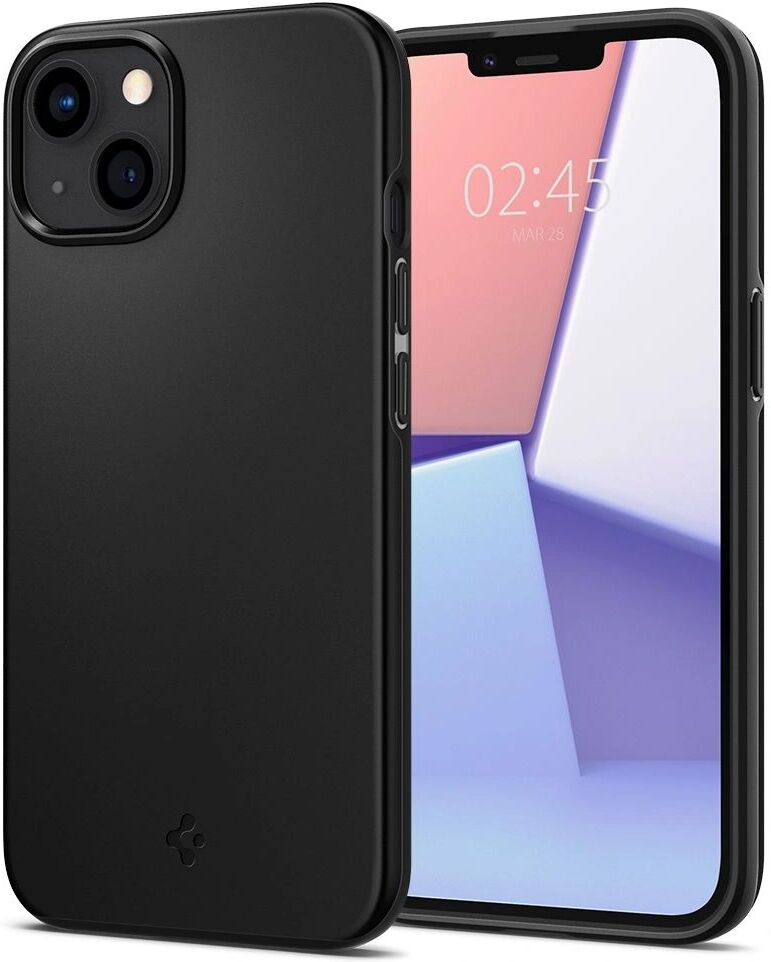 Spigen Ochranný kryt pro iPhone 13 - Spigen, Thin Fit Black