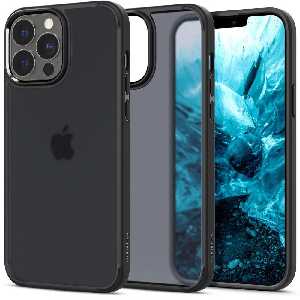 Spigen Ochranný kryt pro iPhone 13 Pro MAX - Spigen, Ultra Hybrid Frost Black