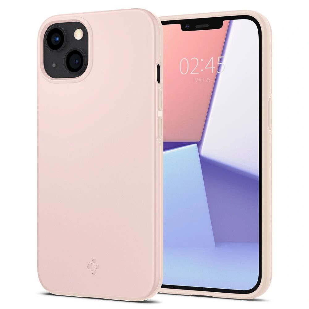 Spigen Ochranný kryt pro iPhone 13 mini - Spigen, Thin Fit Pink