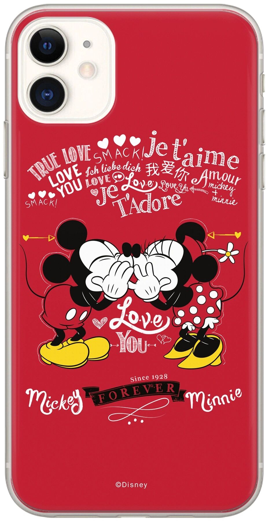 Ert Ochranný kryt pro iPhone 13 mini - Disney, Mickey & Minnie 005
