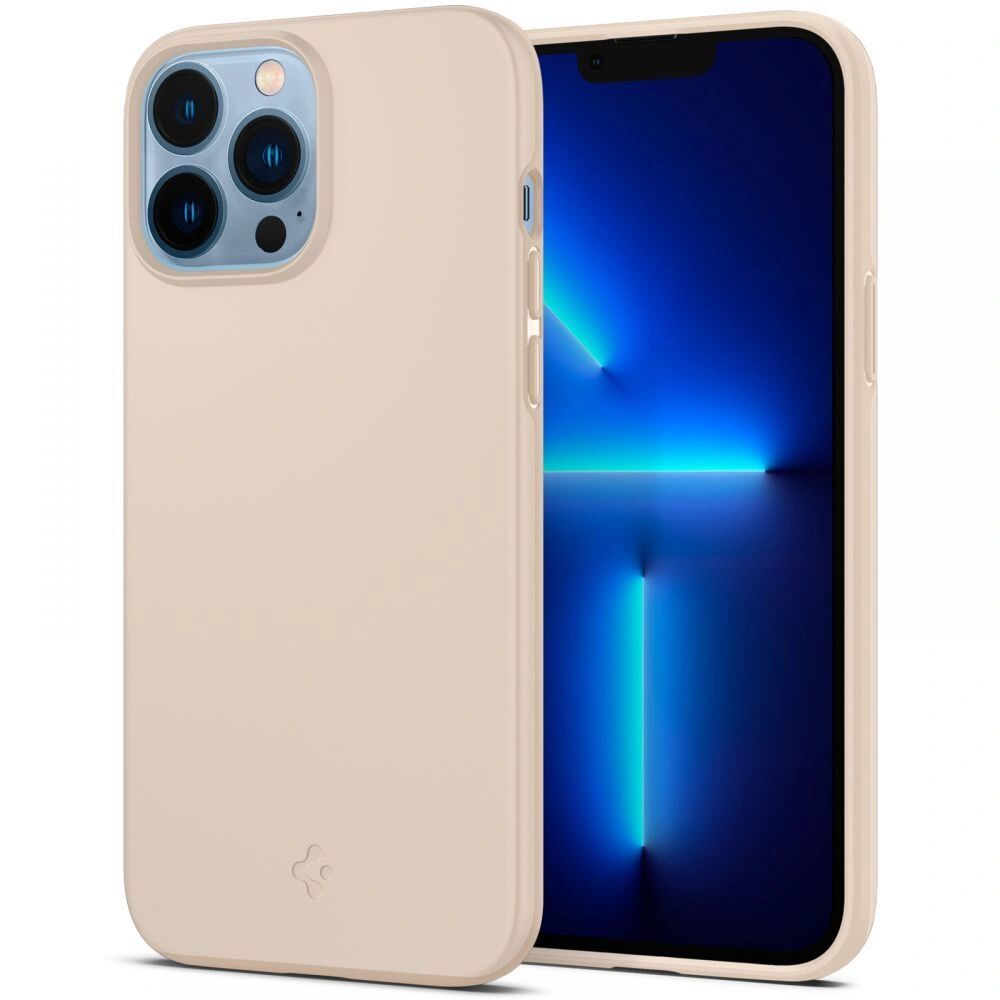 Spigen Ochranný kryt pro iPhone 13 Pro MAX - Spigen, Thin Fit Beige