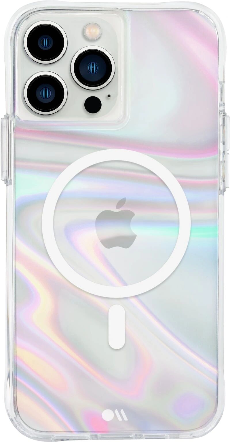 Case Mate Ochranný kryt pro iPhone 13 Pro MAX - Case Mate, MagSafe Charles Soap Bubble Iridescent