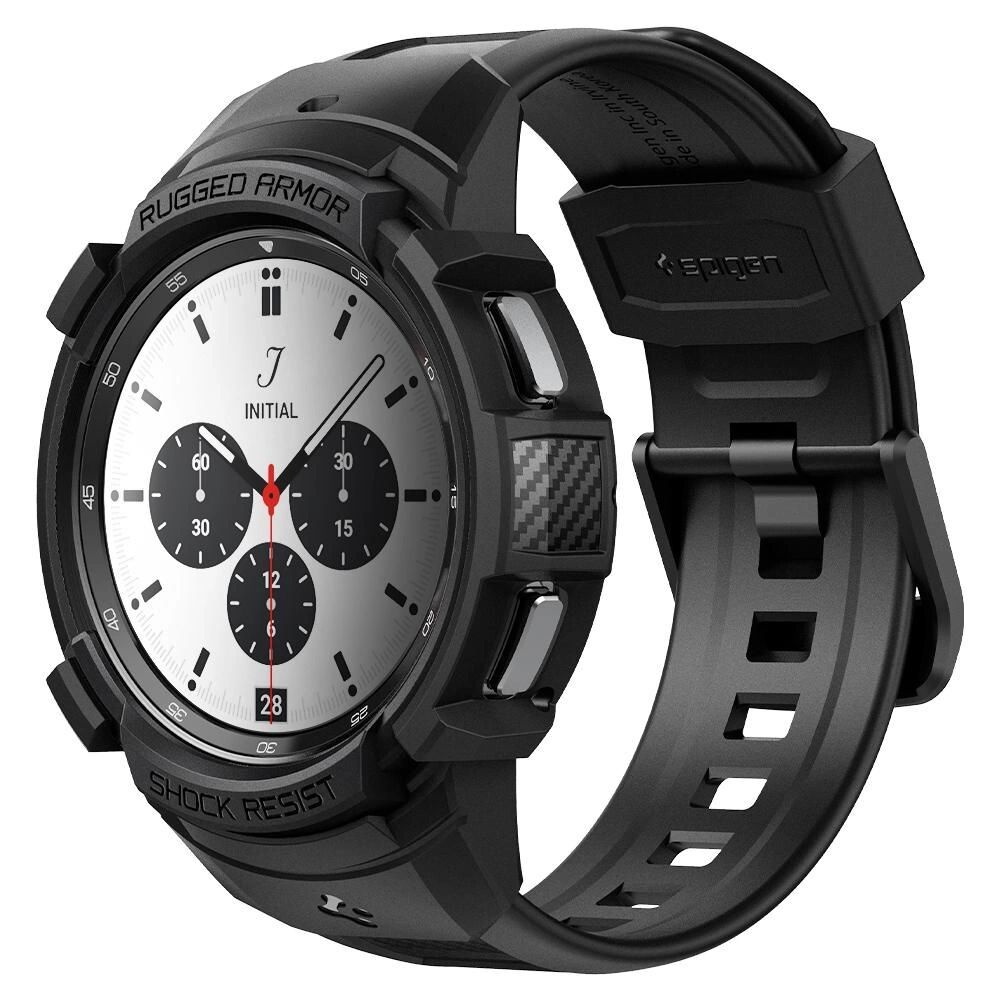 Spigen Řemínek s krytem pro Samsung Galaxy Watch CLASSIC 42mm - Spigen, Rugged Armor Pro Black