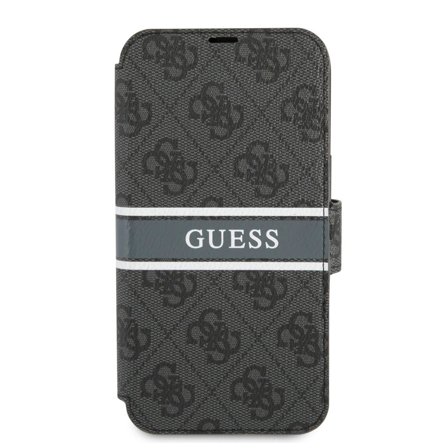 Guess Ochranné pouzdro pro iPhone 13 Pro - Guess, Stripe Book Gray