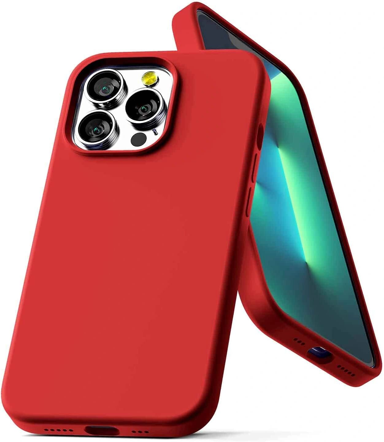 Mercury Ochranný kryt pro iPhone 13 Pro - Mercury, Silicone Red