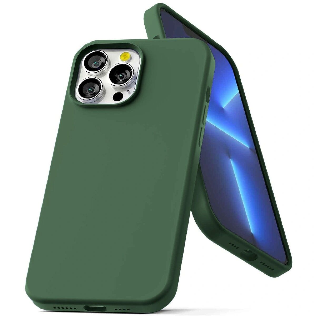 Mercury Ochranný kryt pro iPhone 13 Pro MAX - Mercury, Silicone Green