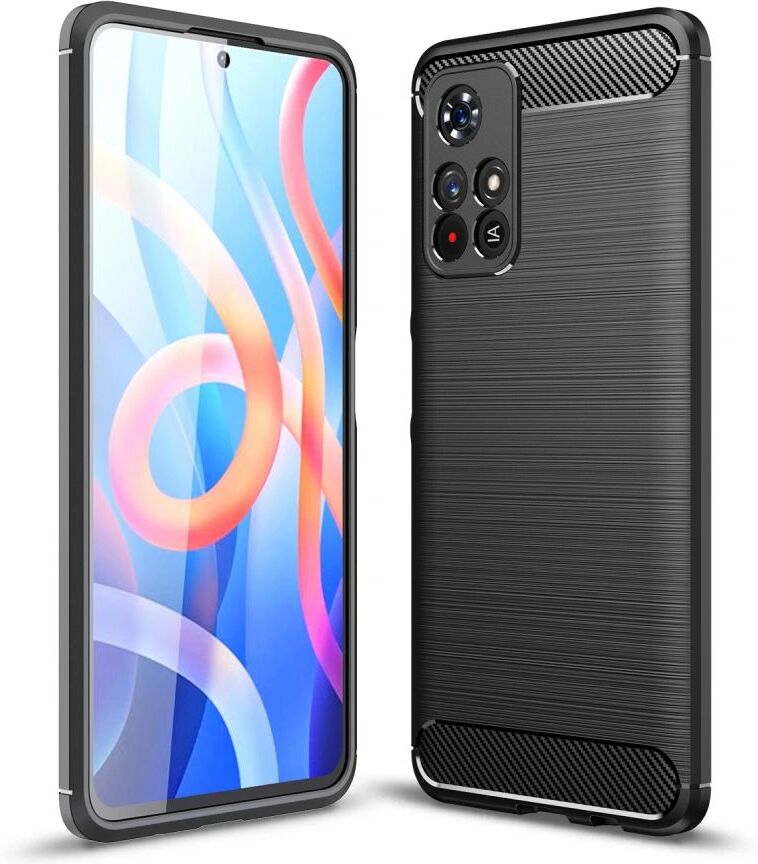 Tech-Protect Ochranný kryt pro Xiaomi Poco M4 Pro 5G - Tech-Protect, Tpucarbon Black