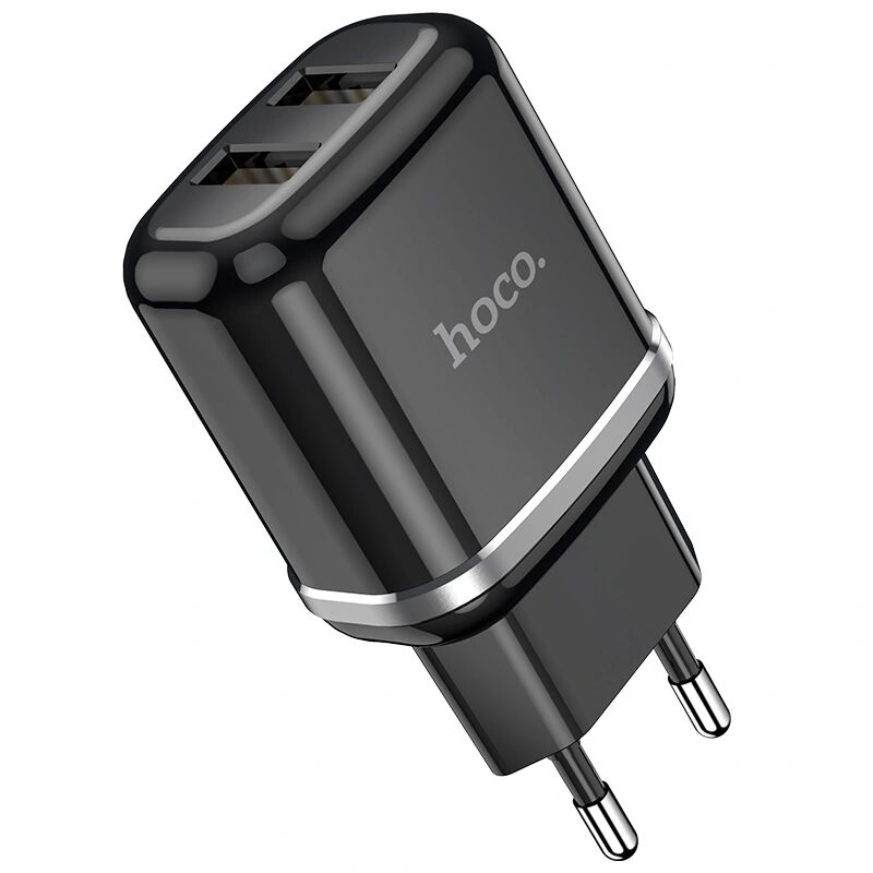 Hoco Nabíjecí USB adaptér do sítě - Hoco, N4 Aspiring Black