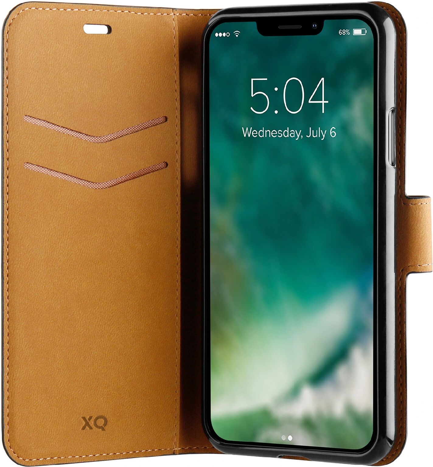 Xqisit Antibakteriální pouzdro pro iPhone 13 Pro MAX - Xqisit, Slim Wallet Black