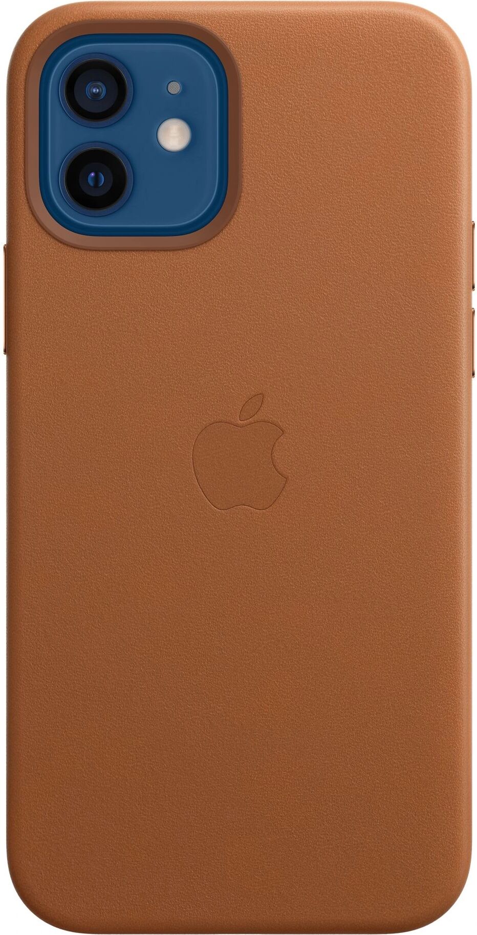 Apple Ochranný kryt pro iPhone 12 / 12 Pro - Apple, Leather Case with MagSafe Saddle Brown