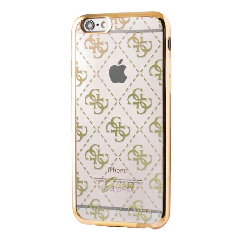 Guess Pouzdro / kryt pro Apple iPhone 6 / 6S - Guess, 4G TPU Gold