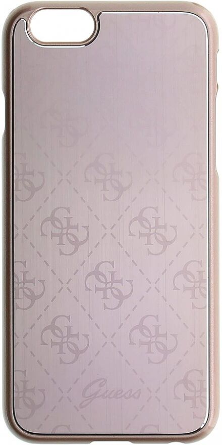 Guess Pouzdro / kryt pro Apple iPhone 6 / 6S - Guess, 4G Aluminum Pink